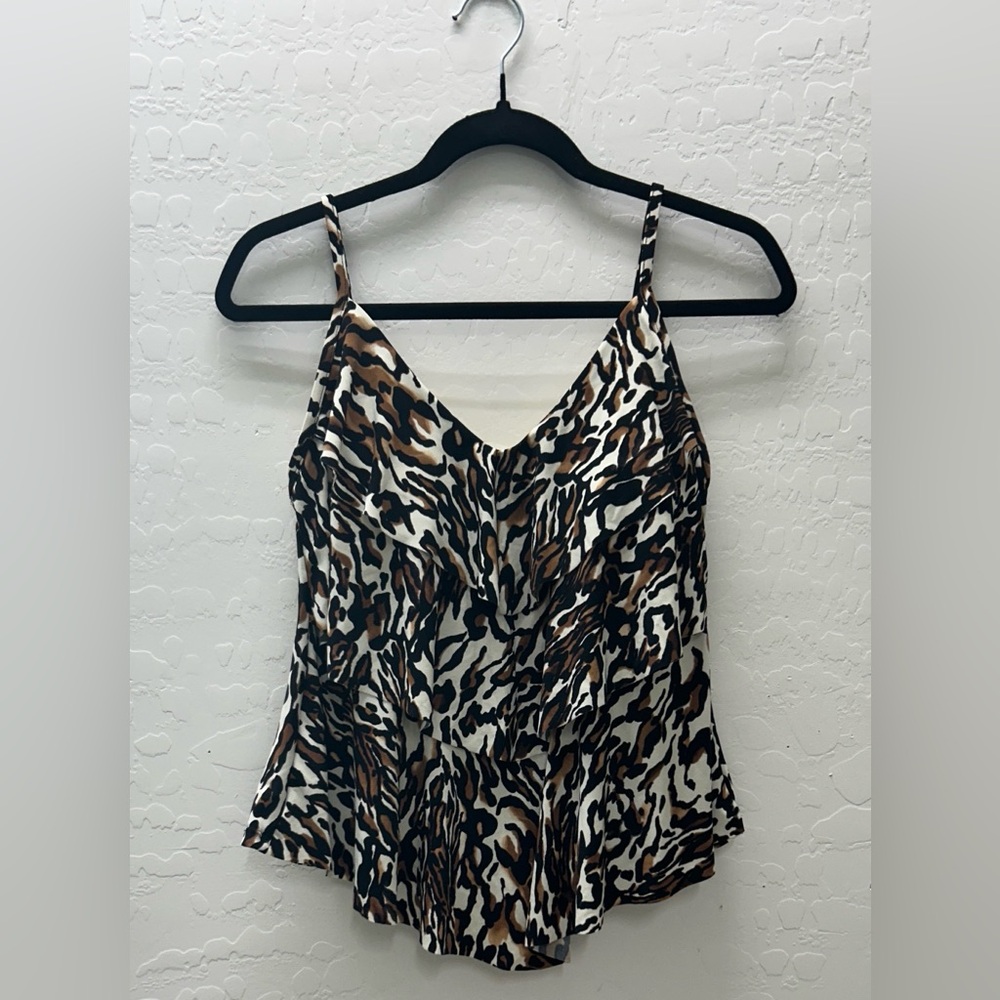Leopard Print Swim Tankini